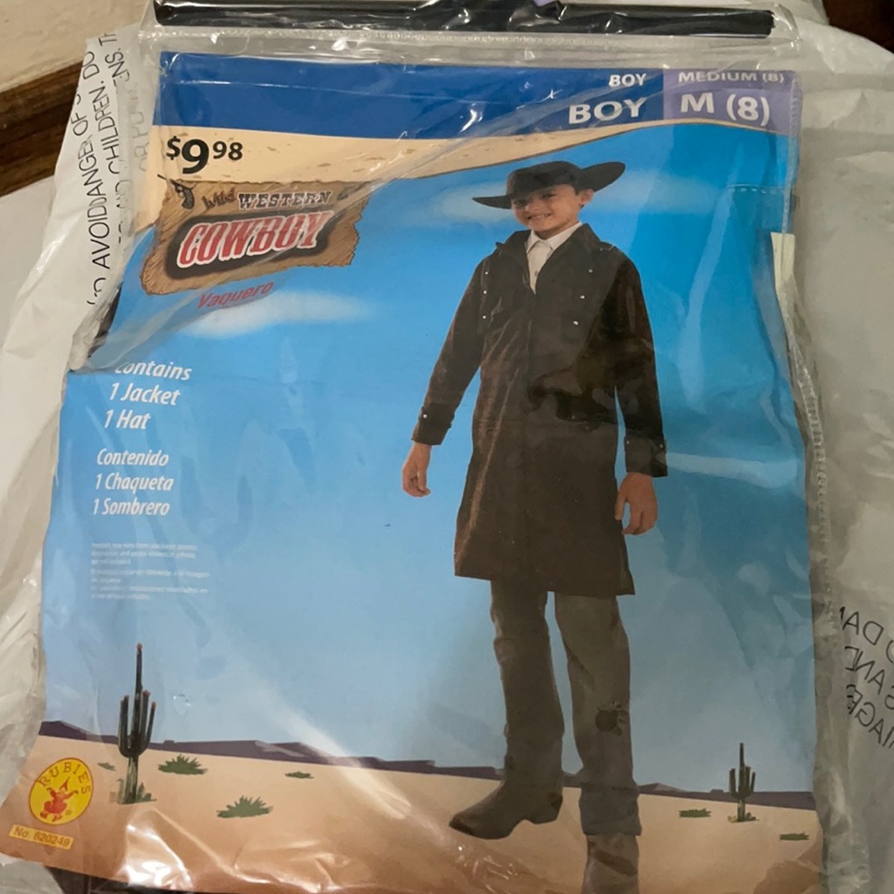 NEW WESTERN COWBOY SIZE 8